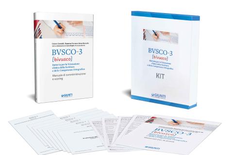 BVSCO-3 - Batteria per la Valutazione clinica della Scrittura e della Competenza Ortografica